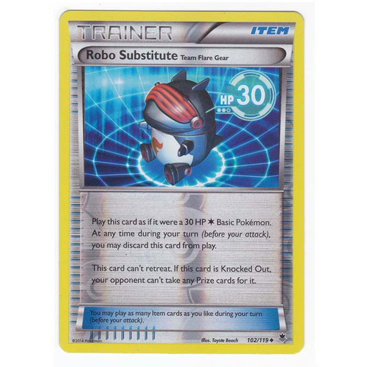Pokemon - XY Phantom Forces - (Reverse Holo) - Robo Substitute - 102/119