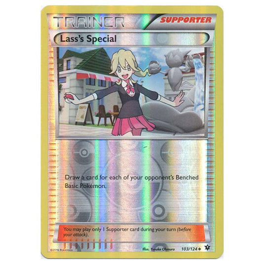 Pokemon - XY - Fates Collide (Reverse Holo) - Lass's Special - 103/124