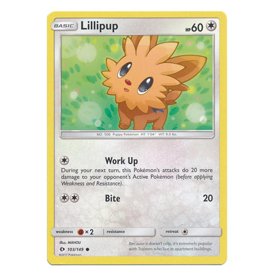 Pokemon - Sun & Moon - Base Set - Lillipup - 103/149