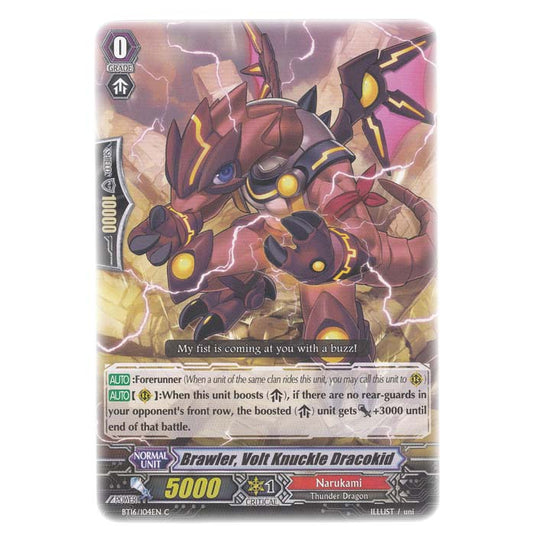 CFV - Legion Of Dragons & Blades - Brawler Volt Knuckle Dracokid - 104/144