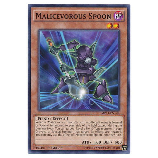 Yu-Gi-Oh! - 2014 Mega-Tin Mega Pack - Malicevorous Spoon (Common) MP14-EN127