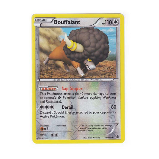 Pokemon - XY Primal Clash - (Reverse Holo) - Bouffalant - 119/160