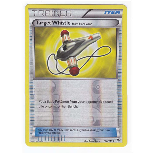 Pokemon - XY Phantom Forces - (Reverse Holo) - Target Whistle - 106/119