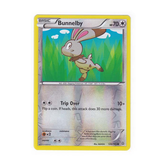 Pokemon - XY Primal Clash - (Reverse Holo) - Bunnelby - 120/160