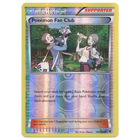 Pokemon - XY - Fates Collide (Reverse Holo) - Pokemon Fan Club - 107/124