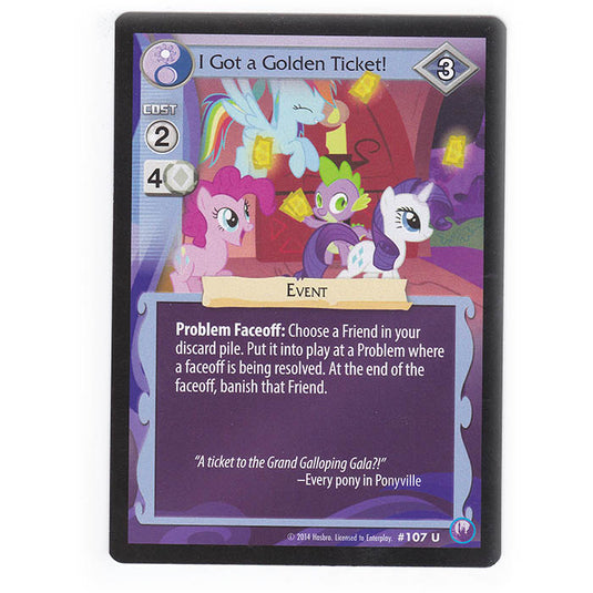 MLP - Canterlot Nights - I Got a Golden Ticket! - 107/203