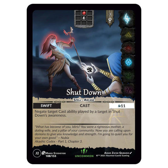 Genesis Battle of Champions - Welcome to Jaelara - Shut Down (Uncommon) J2108