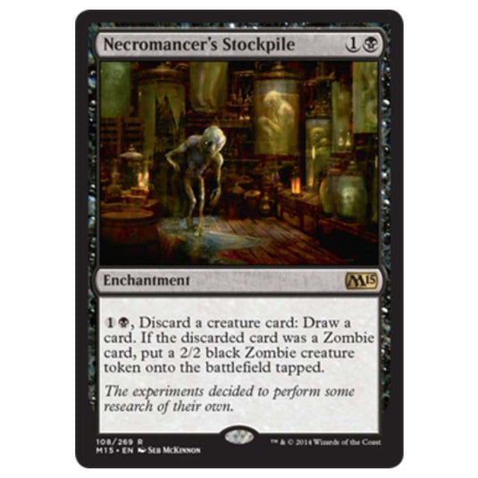 Magic the Gathering - M15 Core Set - Necromancer's Stockpile - 108/269