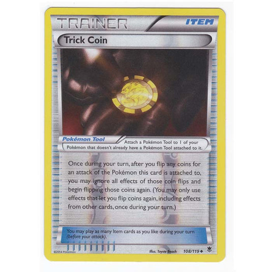 Pokemon - XY Phantom Forces - (Reverse Holo) - Trick Coin - 108/119