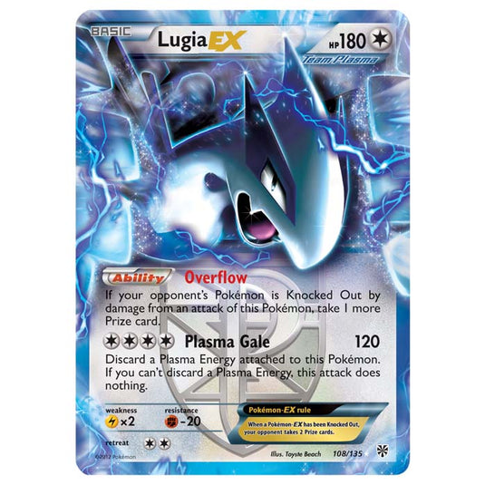 Pokemon - Black & White - Plasma Storm - Lugia-EX - 108/135