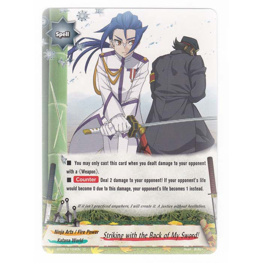 Future Card Buddyfight - Break To The Future - Striking with the Back of My Sword - 109/135