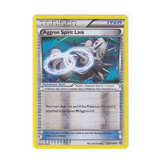 Pokemon - XY Primal Clash - (Reverse Holo) - Aggron Spirit Link - 123/160