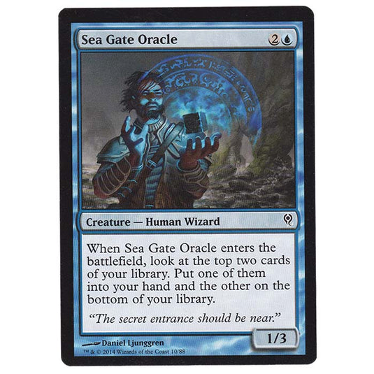 Magic the Gathering - Jace vs Vraska - Sea Gate Oracle - 10/88