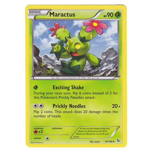 Pokemon - XY - Flashfire - Maractus - 10/106