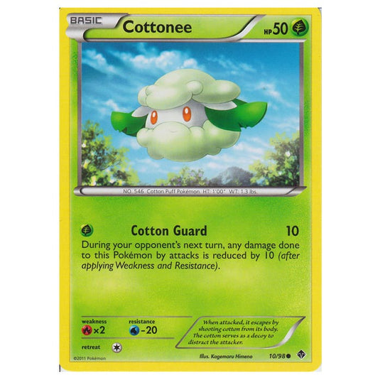 Pokemon - Black & White - Emerging Powers - Cottonee 10/98