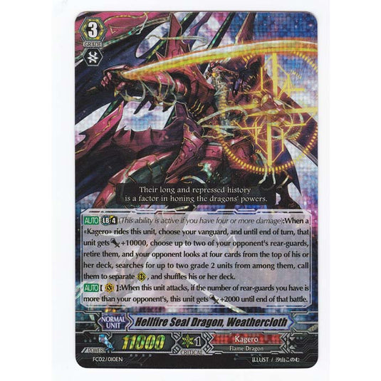 CFV - Fighters Collection 2014 - Hellfire Seal Dragon Weathercloth - 10/29