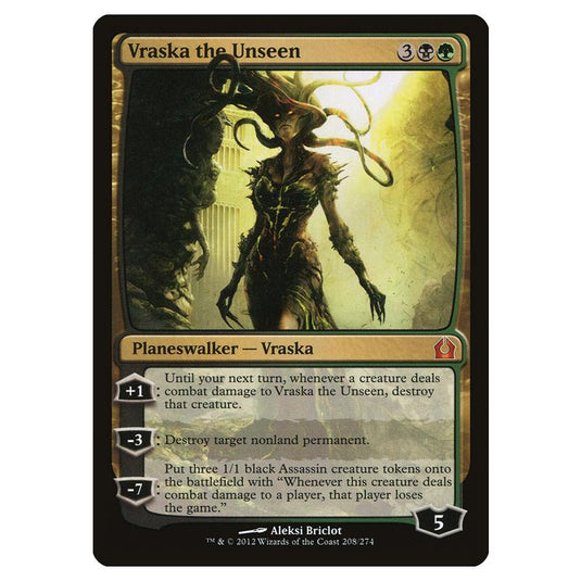 Magic The Gathering - Return To Ravnica - Vraska The Unseen - 208/274