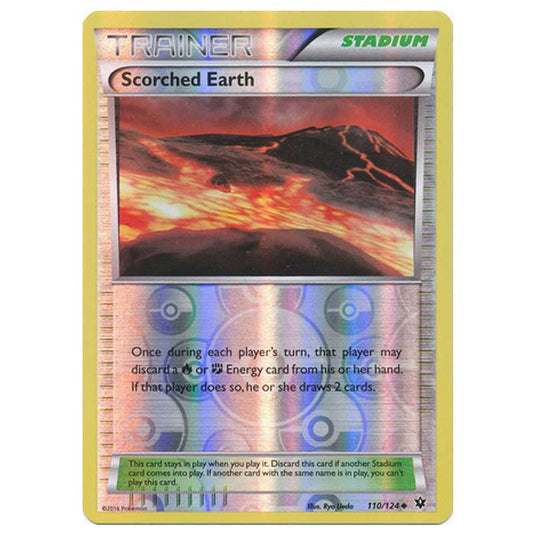 Pokemon - XY - Fates Collide (Reverse Holo) - Scorched Earth - 110/124