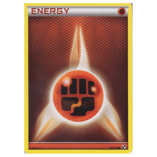 Pokemon - Black & White - Fighting Energy 110/114