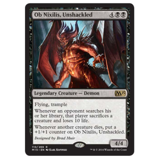 Magic the Gathering - M15 Core Set - Ob Nixilis, Unshackled - 110/269