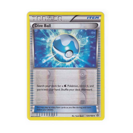 Pokemon - XY Primal Clash - (Reverse Holo) - Dive Ball - 125/160