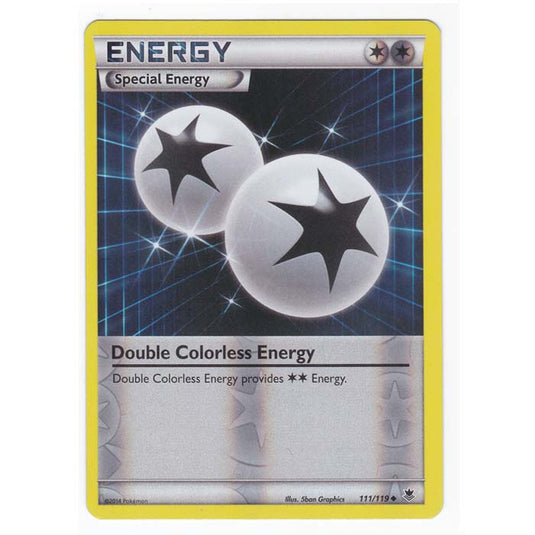 Pokemon - XY Phantom Forces - (Reverse Holo) - Double Colorless Energy - 111/119