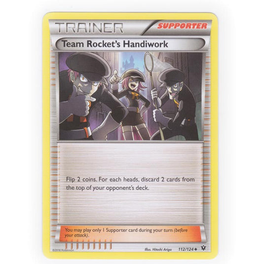 Pokemon - XY - Fates Collide - Team Rocket's Handiwork - 112/124