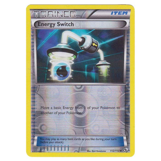 Pokemon - Black & White - Legendary Treasures - (Reverse Holo) Energy Switch - 112/113