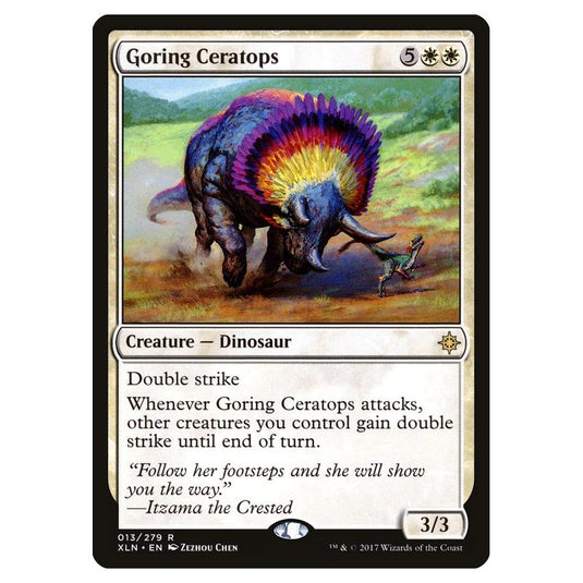 Magic the Gathering - Ixalan - Goring Ceratops - 13/279