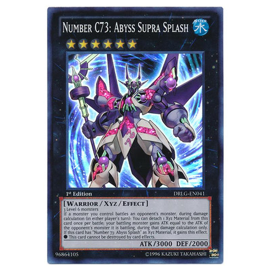 Yu-Gi-Oh! - Dragons of Legend - Number C73: Abyss Supra Splash (Super Rare) DRLG-EN041