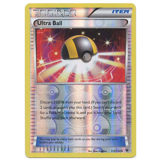 Pokemon - XY - Fates Collide (Reverse Holo) - Ultra Ball - 113/124