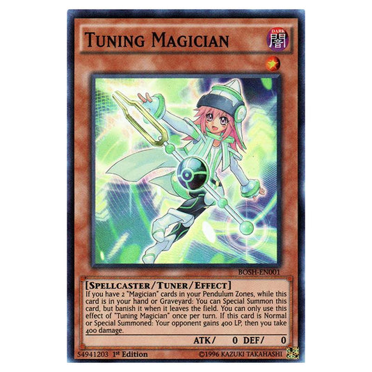 Yu-Gi-Oh! - Breakers of Shadow - Tuning Magician (Super Rare) BOSH-EN001