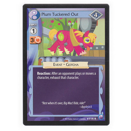 MLP - Canterlot Nights - Plum Tuckered Out - 114/203