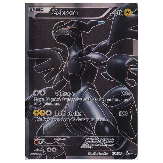 Pokemon - Black & White - Zekrom - Full Art 114/114