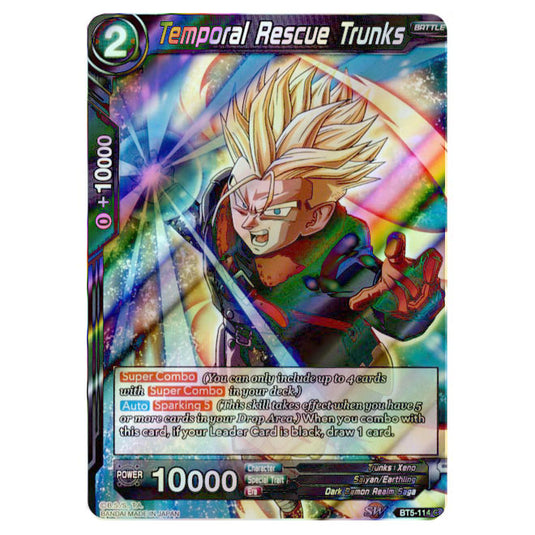 Dragon Ball Super - BT5 - Miraculous Revival - Temporal Rescue Trunks - 114/120 (Foil)