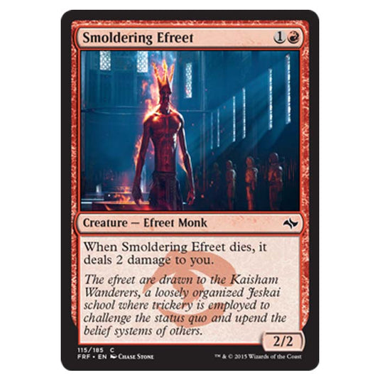 Magic the Gathering - Fate Reforged - Smoldering Efreet - 115/185