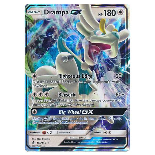 Pokemon - Sun & Moon - Guardians Rising - Drampa-GX - 115/145