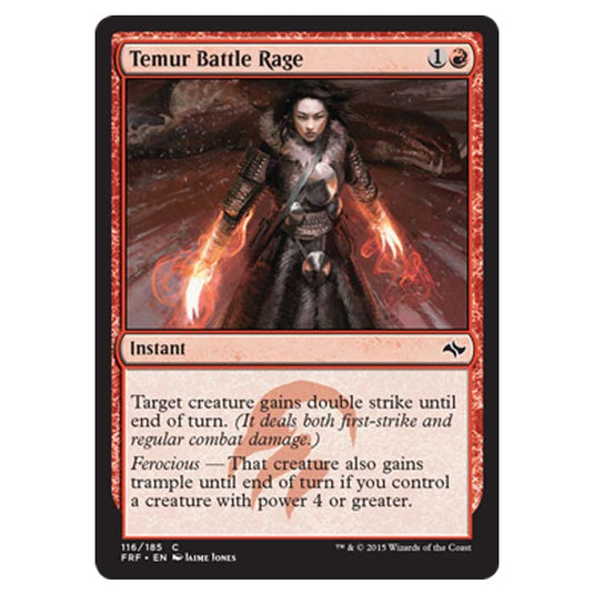 Magic the Gathering - Fate Reforged - Temur Battle Rage - 116/185