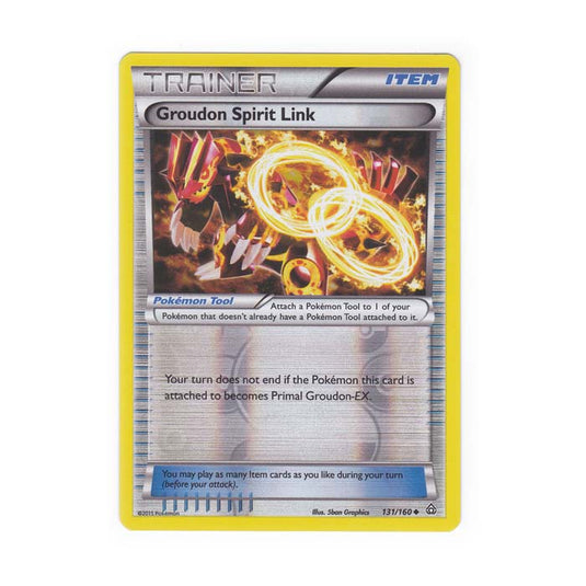 Pokemon - XY Primal Clash - (Reverse Holo) - Groudon Spirit Link - 131/160