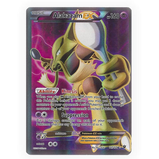 Pokemon - XY - Fates Collide - Alakazam EX - Full Art - 117/124