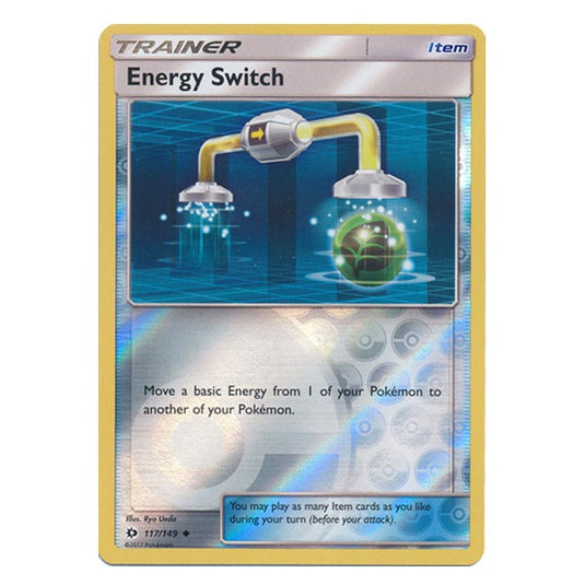 Pokemon - Sun & Moon - Base Set - (Reverse Holo) - Energy Switch - 117/149