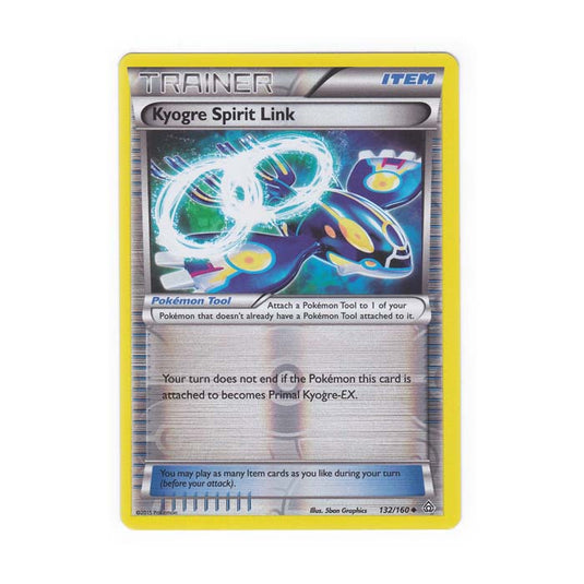 Pokemon - XY Primal Clash - (Reverse Holo) - Kyogre Spirit Link - 132/160