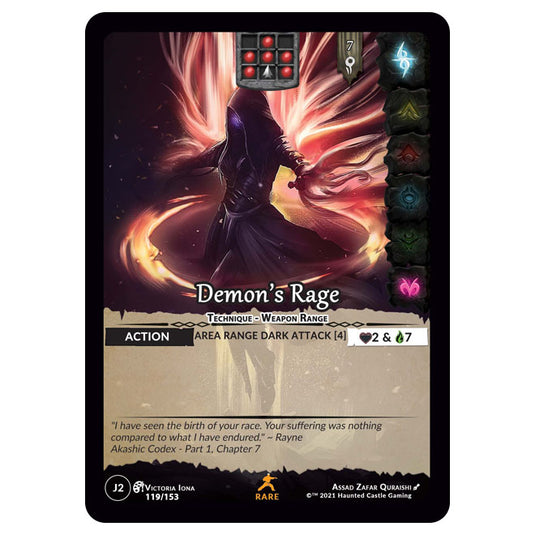 Genesis Battle of Champions - Welcome to Jaelara - demon's rage (Rare) J2119