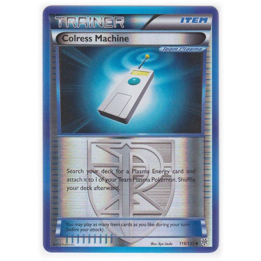 Pokemon - Black & White - Plasma Storm (Reverse Holo) - Colress Machine - 119/135