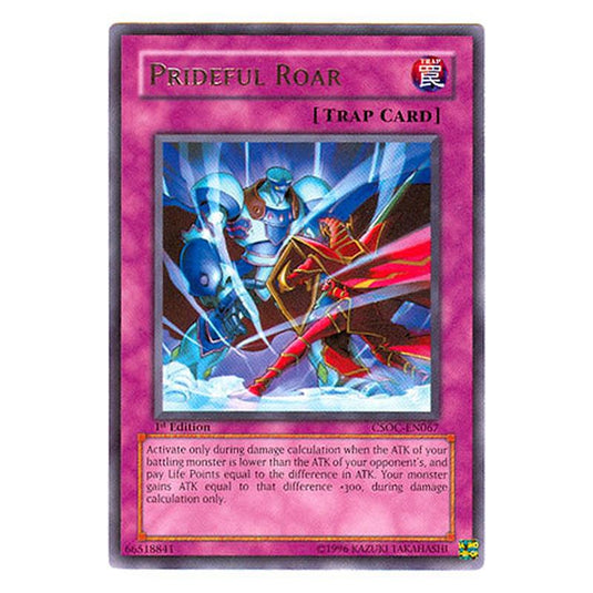 Yu-Gi-Oh! - Crossroads of Chaos - Prideful Roar (Rare) CSOC-EN067