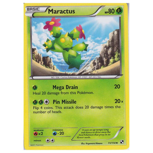 Pokemon - Black & White - Maractus 11/114