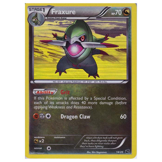 Pokemon - Dragon Vault - Fraxure - 14/20