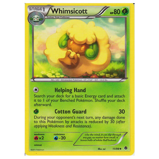 Pokemon - Black & White - Emerging Powers - Whimsicott 11/98