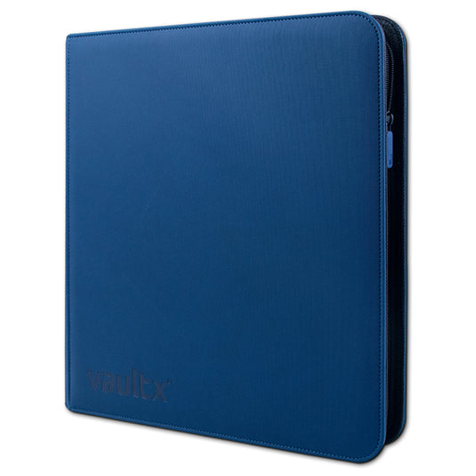 Vault X - 12-Pocket Exo-Tec® - Zip Binder - Blue
