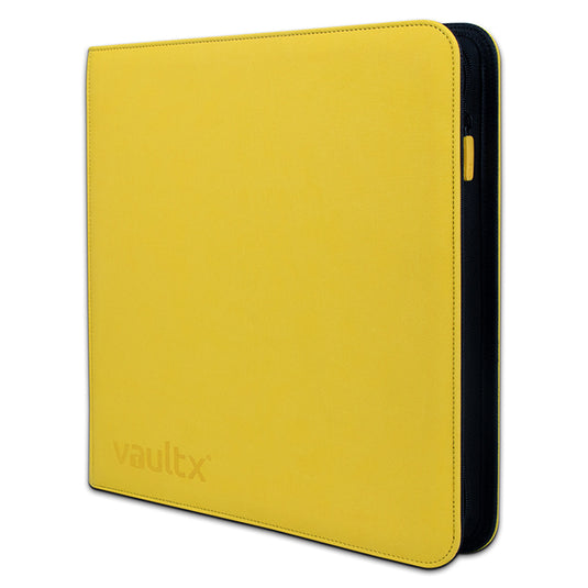 Vault X - 12-Pocket Exo-Tec® - Zip Binder - Yellow